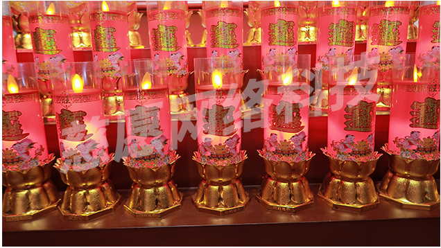 慈愿智能電子蠟燭臺：針對明火蠟燭危害，提供科學生態(tài)的智慧寺院解決方案